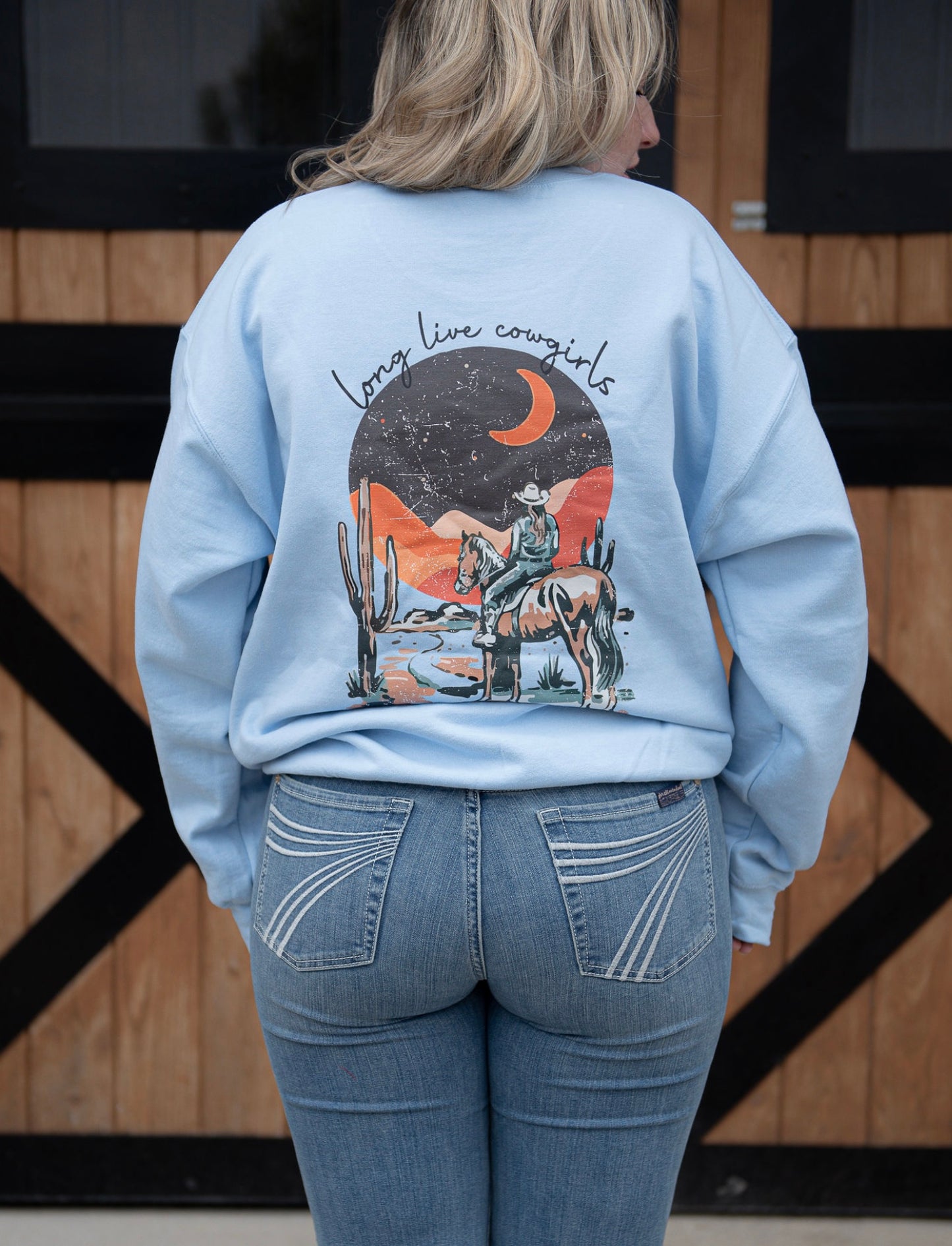 Long live cowgirls sweater