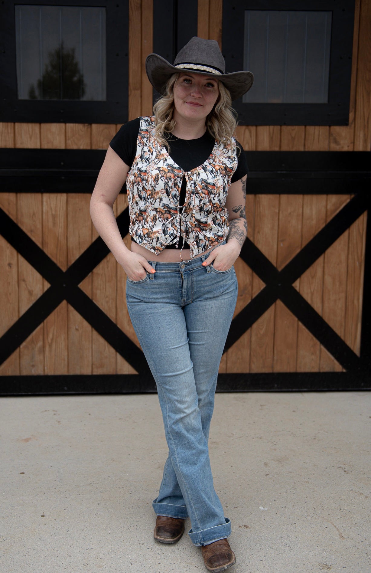 Buckaroo tie vest