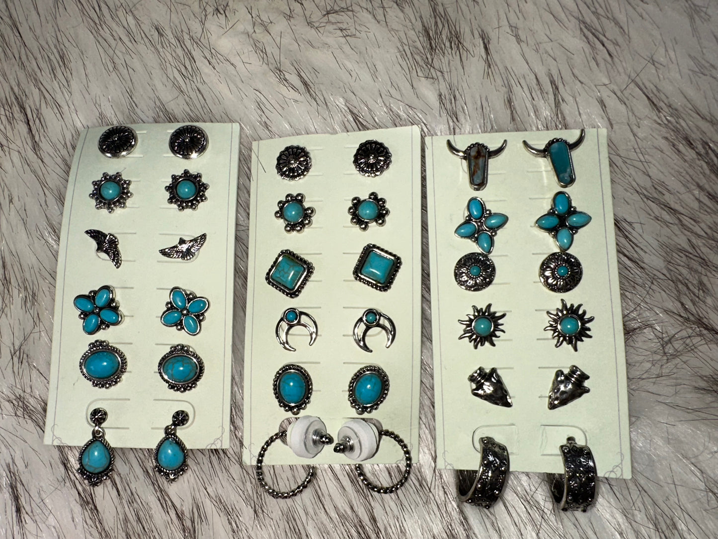 Western Navajo style earring set