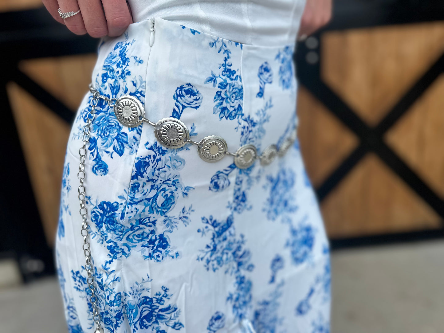 Western concho belt
