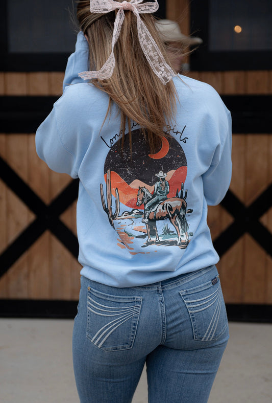 Long live cowgirls sweater