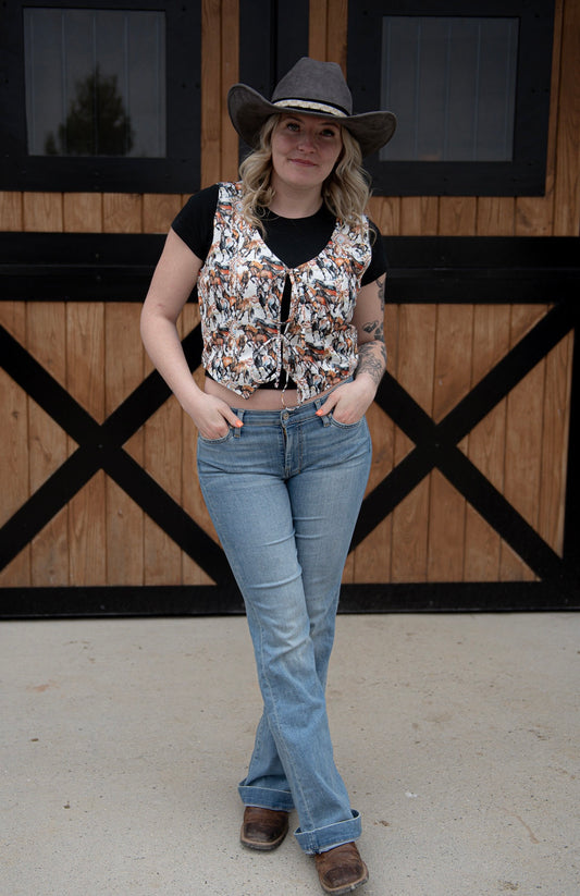 Buckaroo tie vest
