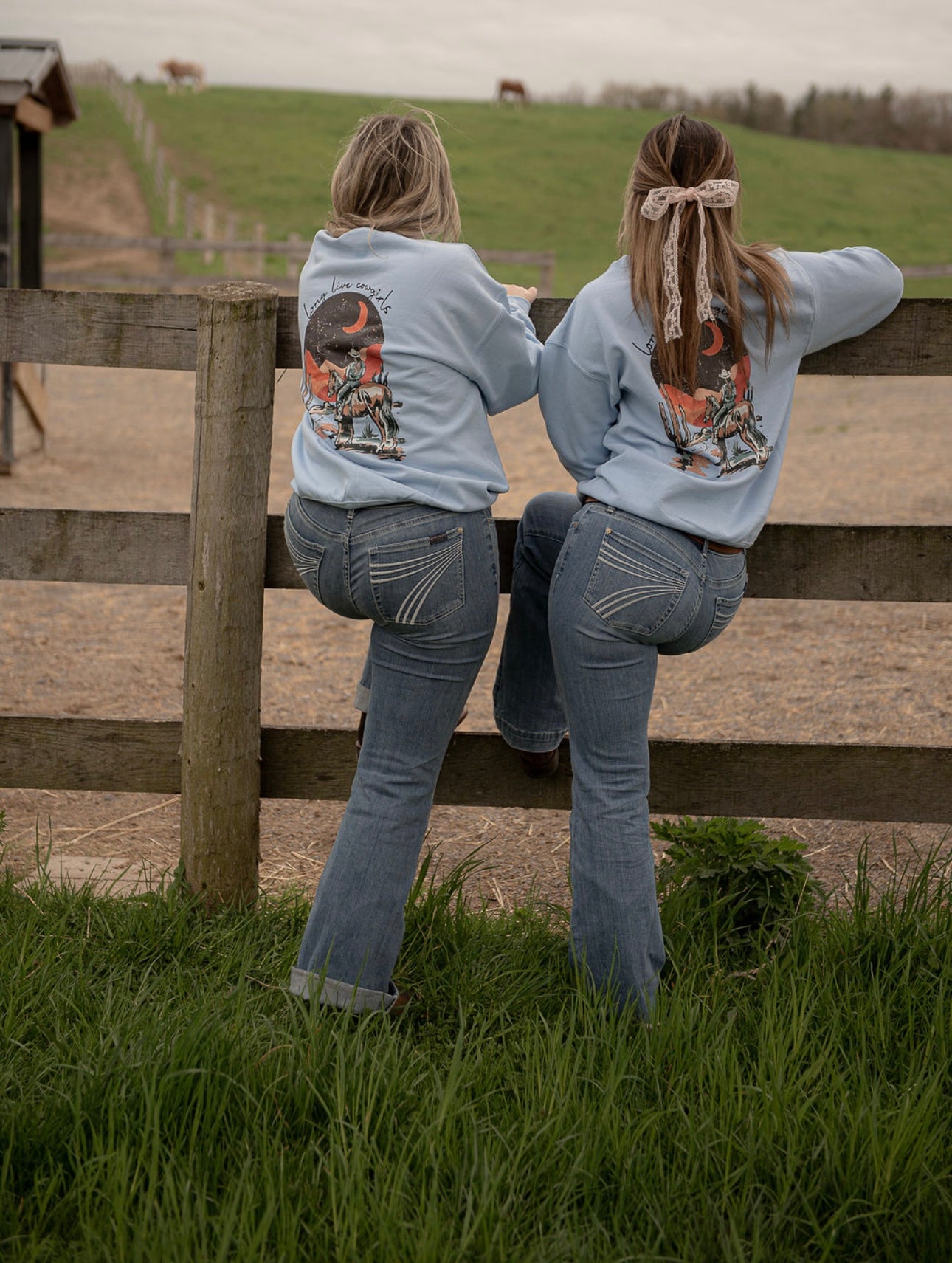 Long live cowgirls sweater