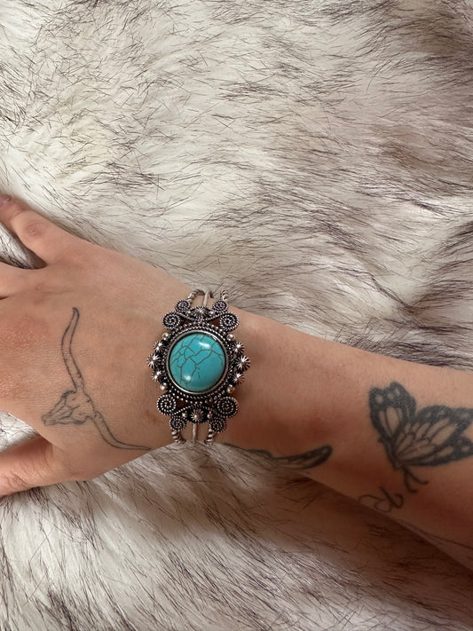 Western Navajo style stone bracelets