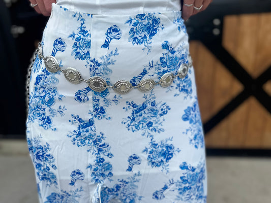 Western concho belt