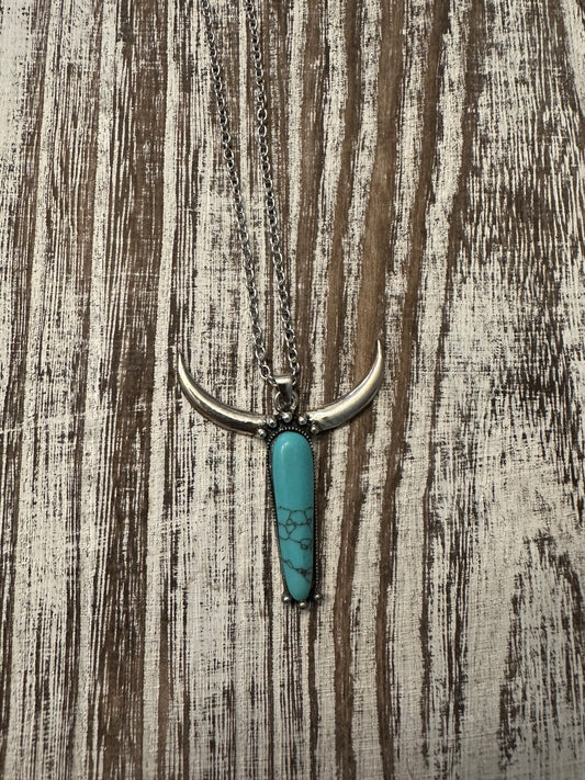 Bull head necklace